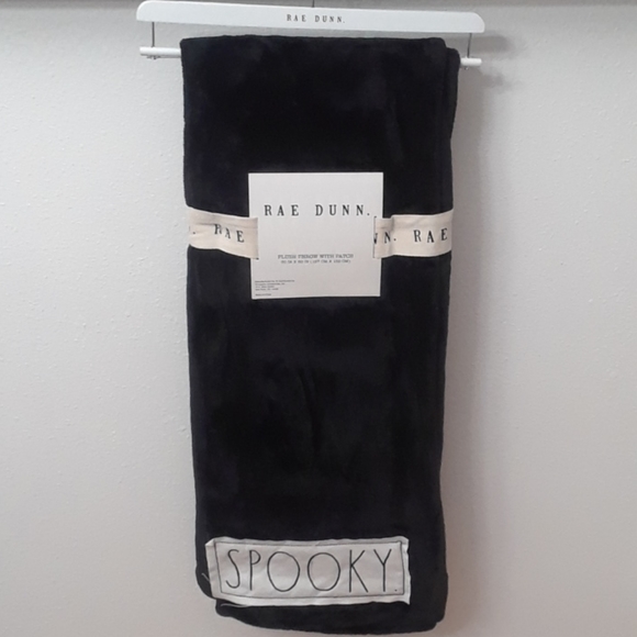 Rae Dunn Other - RAE DUNN SPOOKY BLACK THROW NWT
